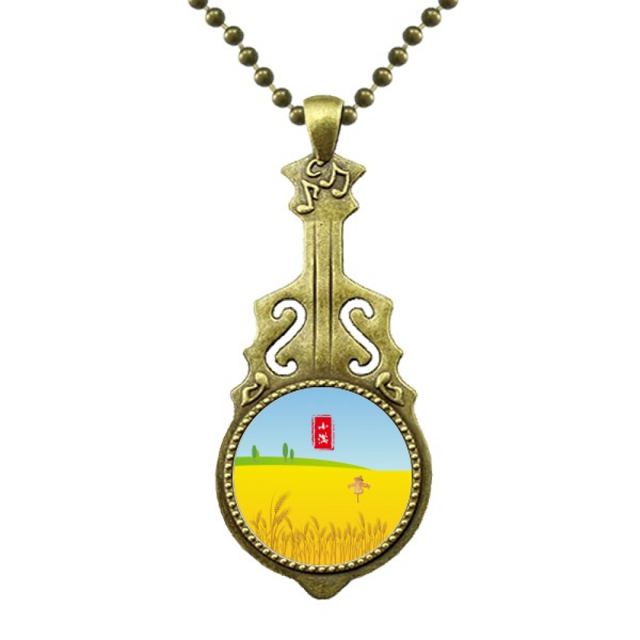 Collar de guitarra Antigua con colgante de 7.3 cm Unbranded Metal