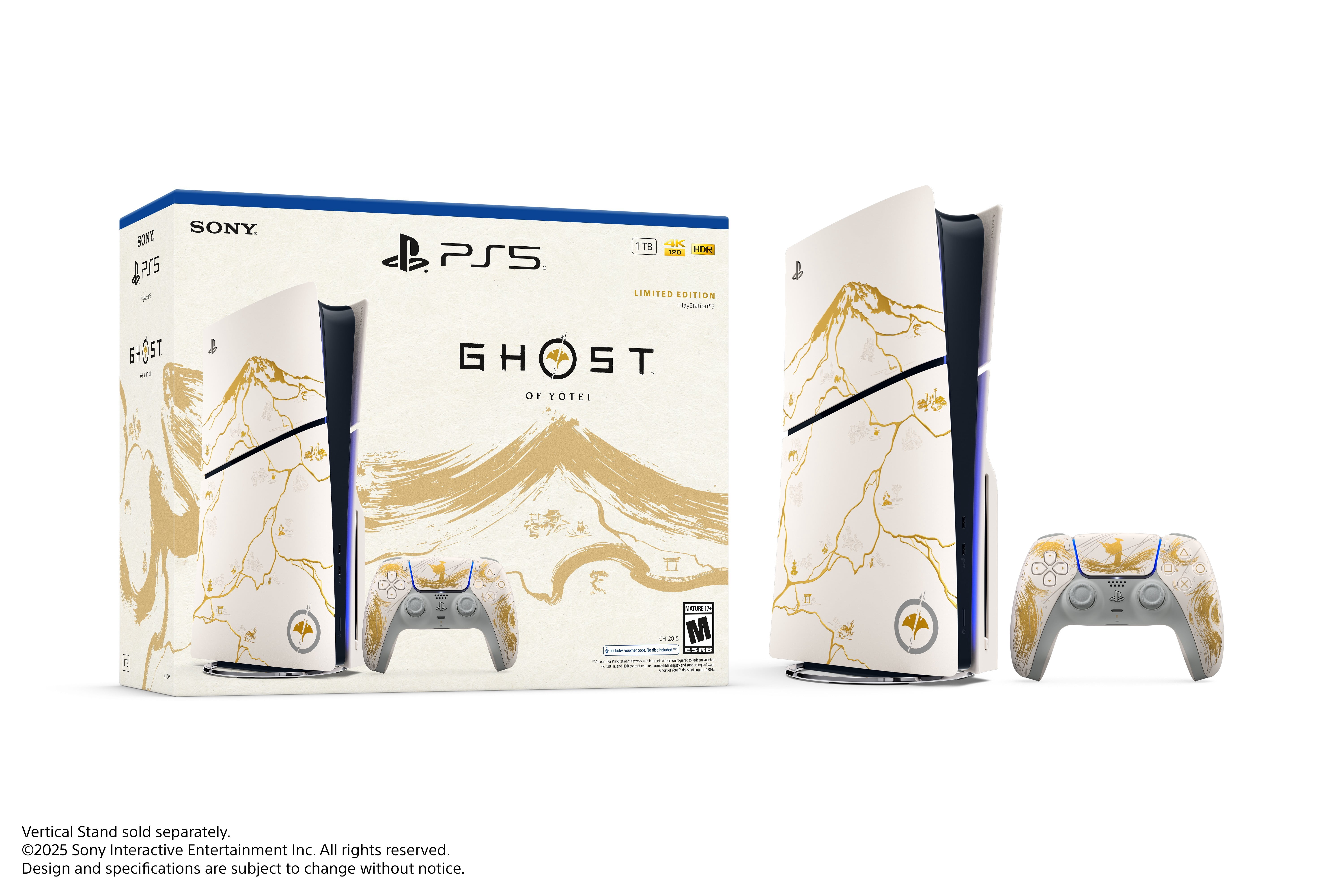 Sony, PS5 Console, Ghost of Tsushima Gold Limited Edition Bundle +