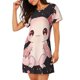 thumbnail image 2 of Easygdp Cute Axolotl Sakura Blossoms Camisón de manga corta para mujer, informal, estampado, 2 of 6