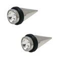 thumbnail image 1 of Surgical Steel Spike Ear Stretcher with Gem (12mm), 1 of 2