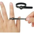 thumbnail image 2 of Ring Sizer Measuring Tool with Magnifier, Reusable Finger Size Gauge Measure Tool,Clear and Intuitive Reading Jewelry Sizing Tools 1-17 USA Rings Size, 2 of 5