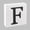 Alphabet Tile F, variant on Alphabet Tiles or Seasonal Icon Sets - Alphabet Tiles O