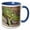 Blue/White, variant on 3drose, Botswana, Chobe Np, Flap-necked Chameleon Lizard-af05 Pso0143 - Paul Souders, 11oz Mug