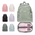 thumbnail image 1 of Mochila deportiva Coofay impermeable con compartimento para zapatos, 20 L, color verde, 1 of 8