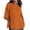 Orange, variant on Navy S WIZUTIZ Tops for Women Trendy Oversize Vintage Cozy Style Shirts Short Sleeve Comfy Crew Neck Blouse Plus Ladies Linen Tshirts Summer-Beach Loose Fit T-shirt Lightweight Solid Tshi
