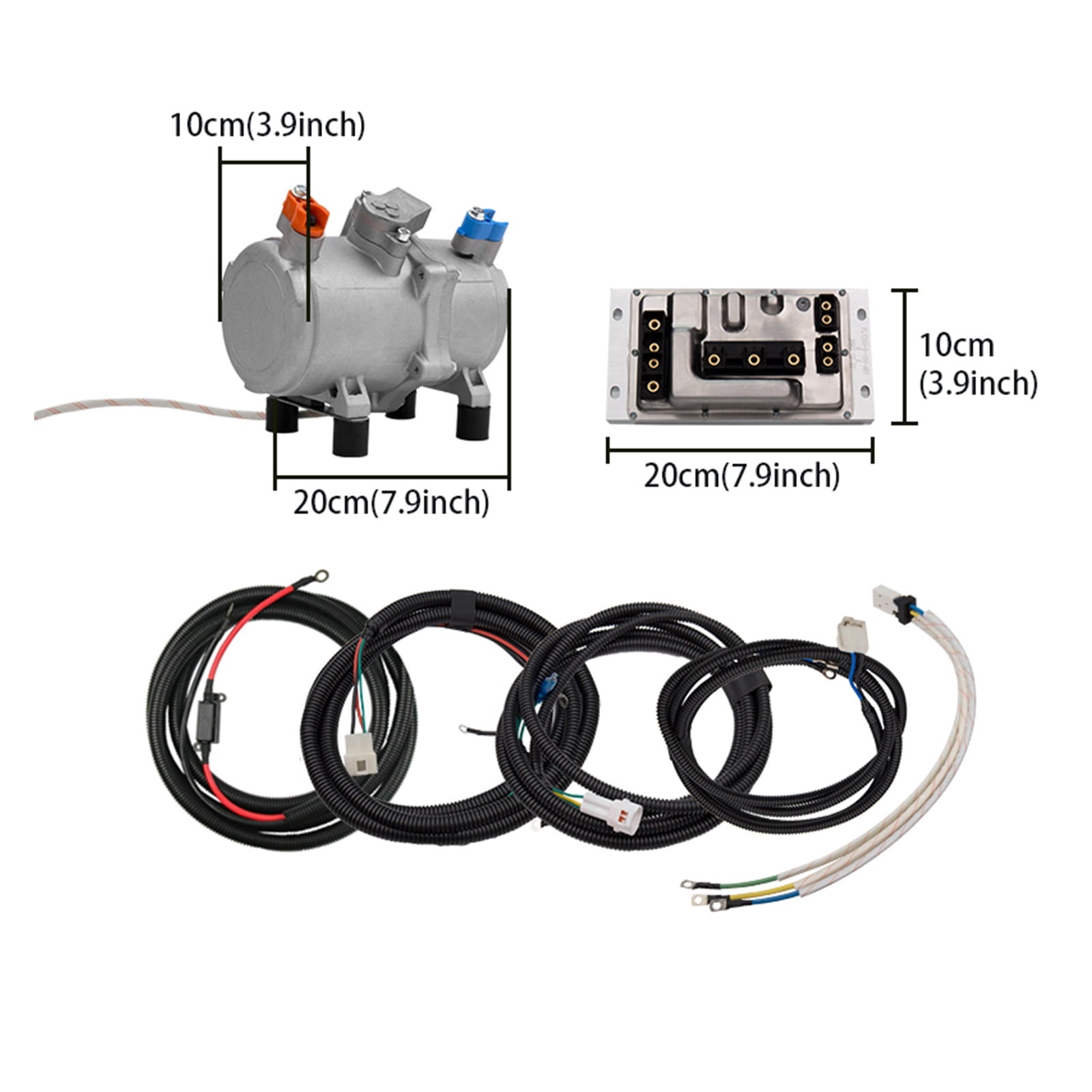 Universal Auto Electric Air Conditioning Compressor 12V 24V For Heavy Duty Truck Bus Van RV Motorhome Parking A/C Conditioner ,Efficient Cooling