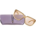 thumbnail image 3 of FEISEDY Women Retro Square Sunglasses Trendy Shield Flat Top Shades B2717, 3 of 7