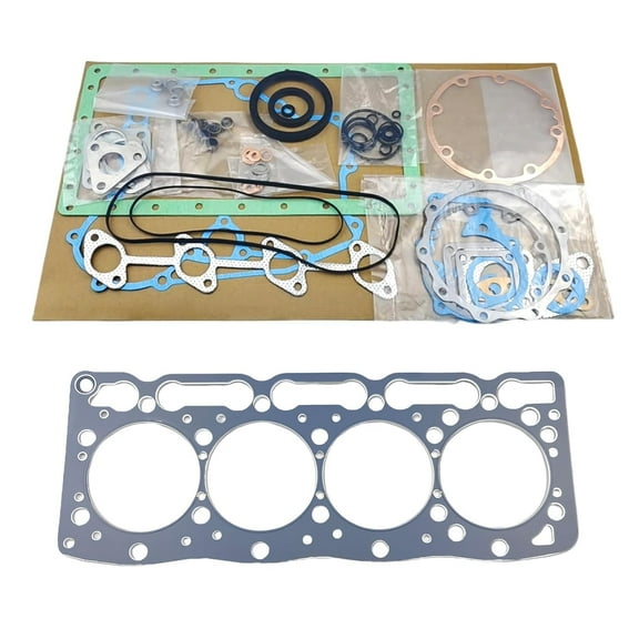 V1505 Full Head Gasket Set Kit 16394-03310 1639403310 for Kubota V1505 V1505D V1505T Engine B2910 B3000 B3030 B3200 Bobcat Excavator 425 Skid Steer Loader S100