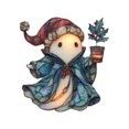 thumbnail image 1 of Kojanyu Colgante de fantasma 2D con cadena redonda para pared y ventana,ideal para festivales,decoración de Halloween para paredes y ventanas., 1 of 6
