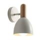 thumbnail image 1 of Aplique de pared nórdico, lámpara de aplique E27, lámpara de noche, decorativa, iluminación, Blanco, 1 of 7