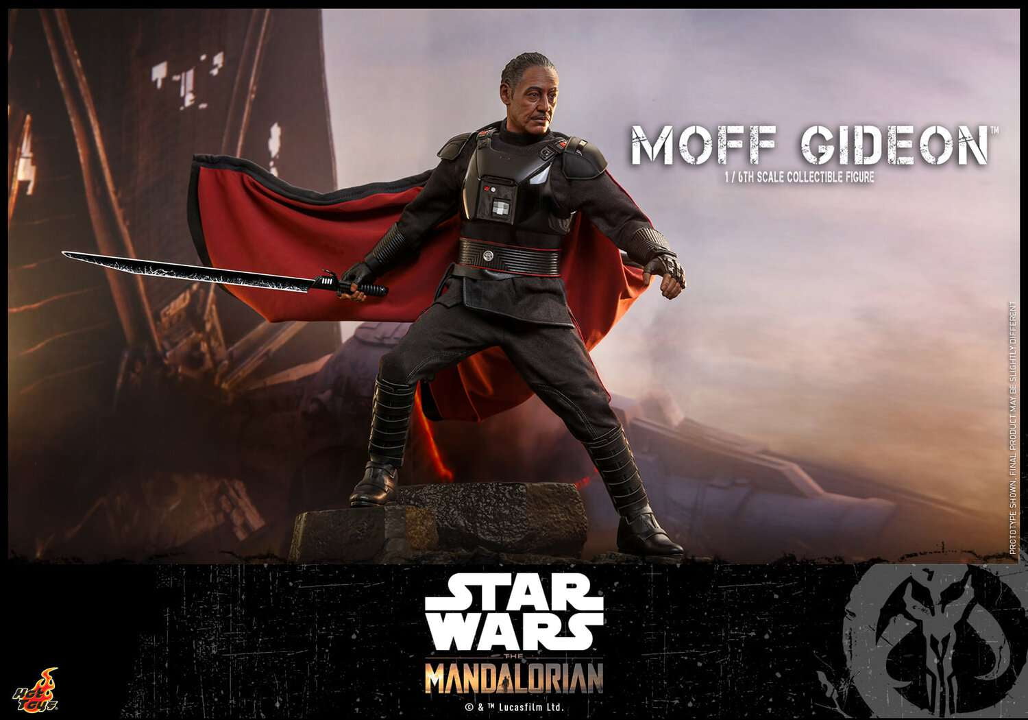 Figure Hot Toys TMS029 - Star Wars : The Mandalorian - Moff Gideon