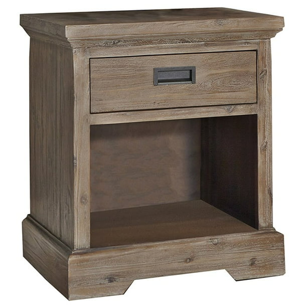 Ne Kids Oxford 1 Drawer Nightstand In Cocoa Walmart Com Walmart Com