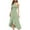 Green, variant on Summer Dresses For Women 2025 Plus Size Casual A-Line Flowy Sleeveless Halter Ruffle Hem Party Wedding Guest Beach Vacation Dresses Black L
