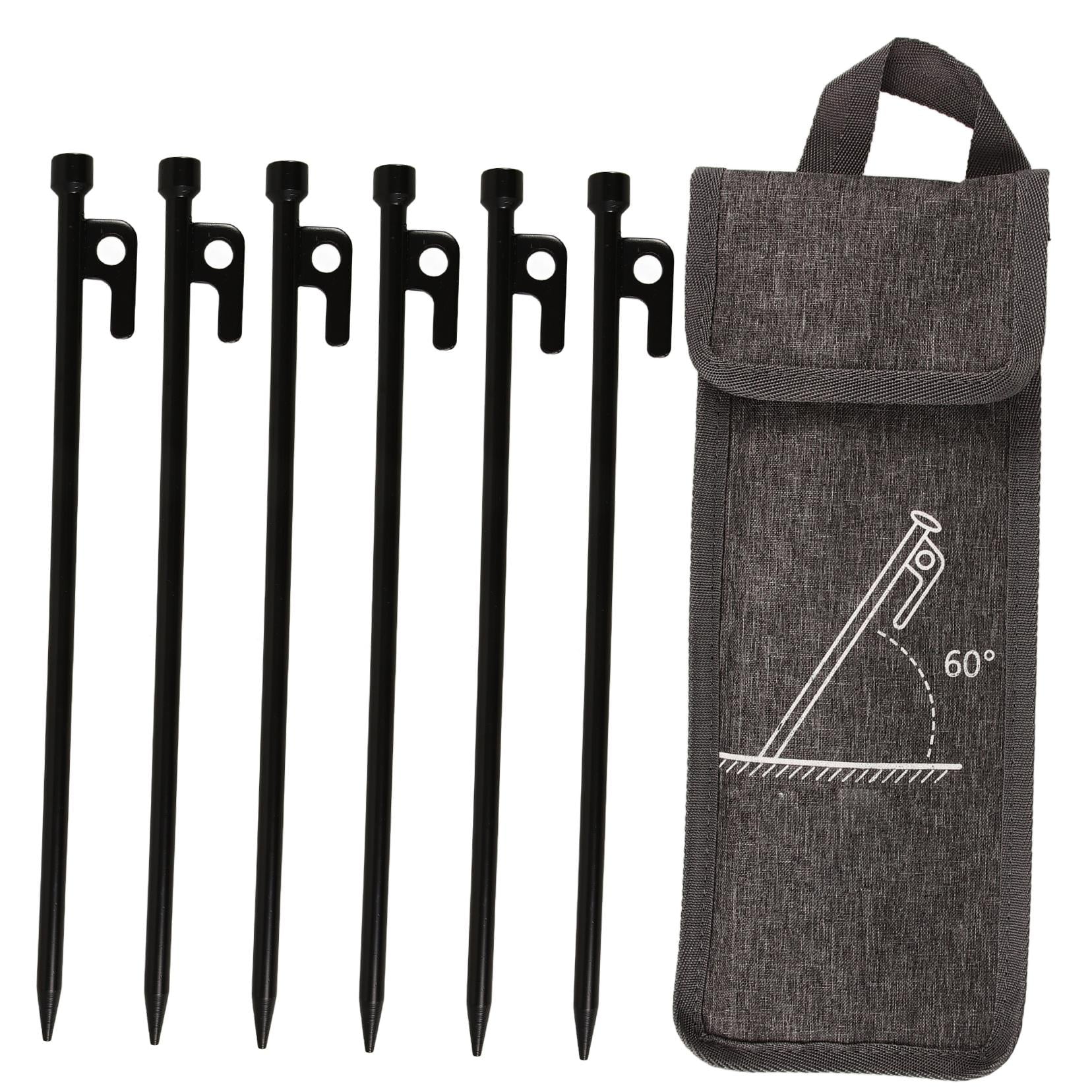TABLZONE Lightweight Tent Stakes Set for Camping, Outdoor Tent and Tarp Setup, Compact and Design