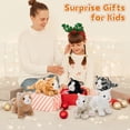 thumbnail image 6 of MorisMos 6 Pcs Bulk Kitten Stuffed Animal Set, Cute Stuffed Cat Toys with Multi-Pose, 6 of 7