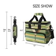 thumbnail image 3 of FORMRS Insulated Cooler Bag 24 Cans Capacity Soft Leakproof Lunch Box with Side Pockets, Colorful Martini, 3 of 7