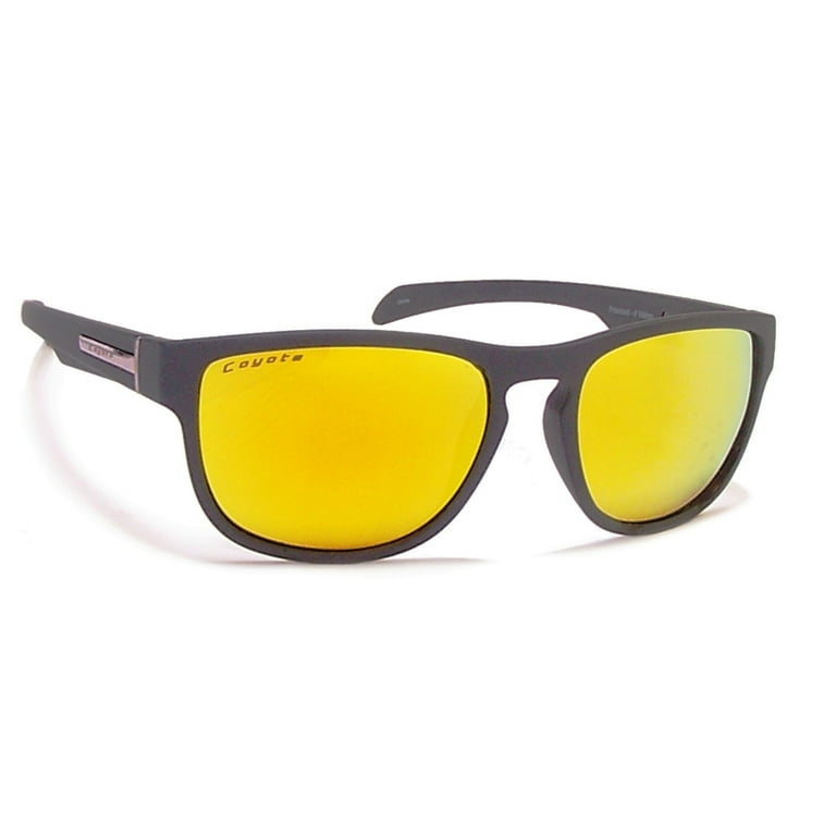 Wahoo Performance Polarized Sunglasses - Matte Gray/Brown with Gold Mirror  