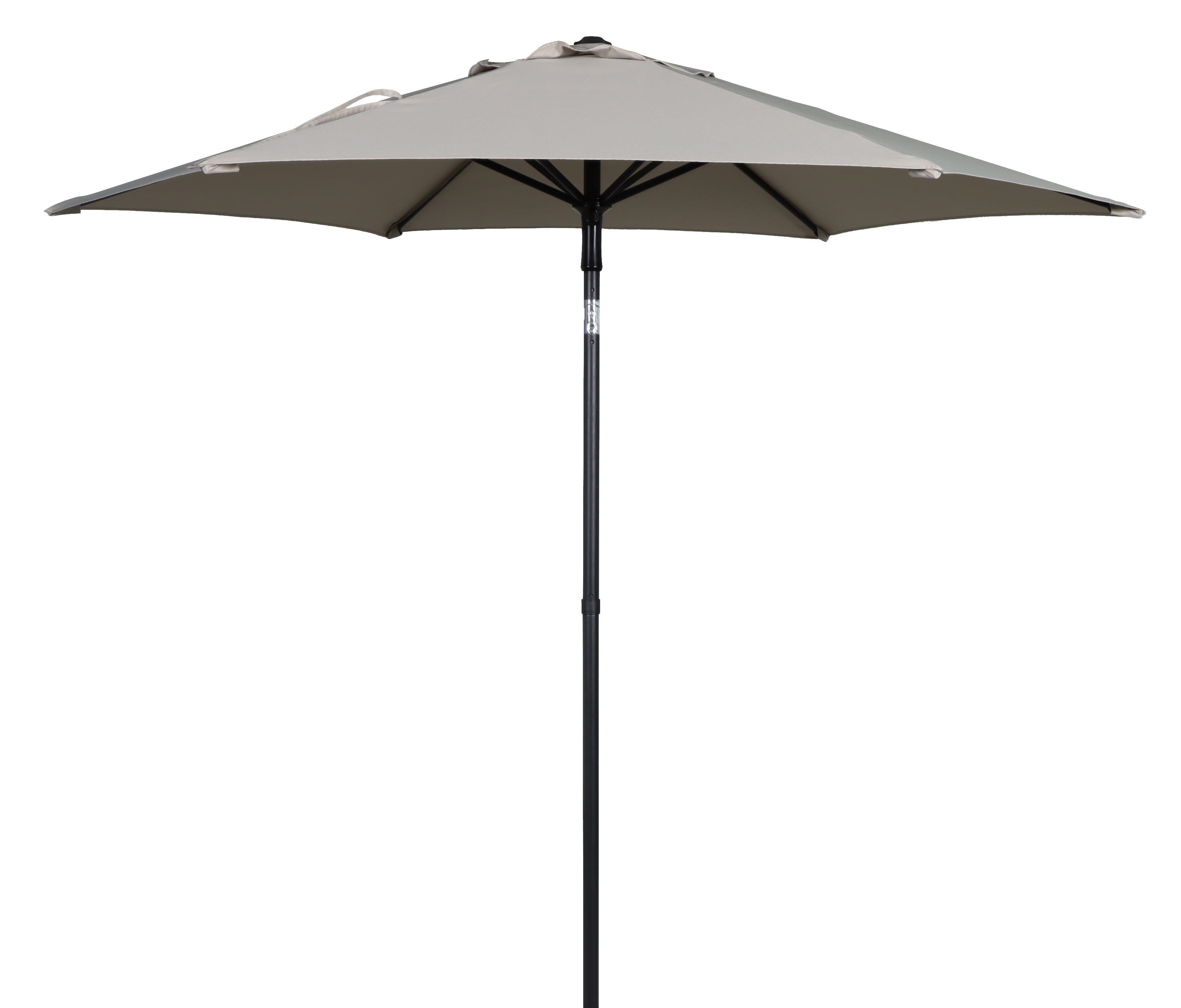 Mainstays 7.5ft Stone Round Outdoor Tilting Market Patio Umbrella with Push-up Function