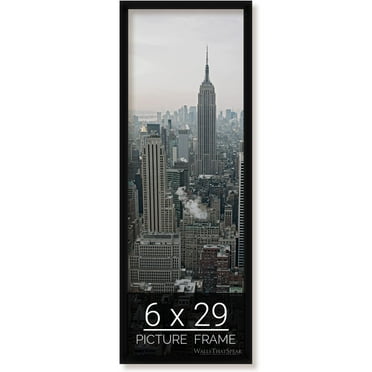 6x29 Black Picture Frame for Puzzles Posters Photos or Artwork
