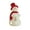 F, variant on Ceramic Christmas Illuminating Decorative Village House Snowman Deer Figurine For Years Round Home Accent Lighting