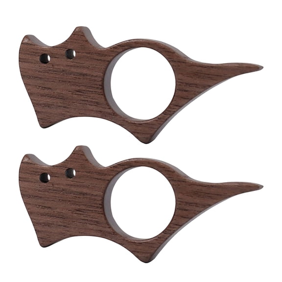 Cat Book Page Holder Handmade Natural Walnut Thumb Bookmark Novel Reading Accessories Gifts for Readers, Book Lovers Gifts, Bookworm Gifts, Literary Gifts Reading Accessories 2PCS