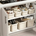 thumbnail image 3 of Mouliraty Wheeled Kitchen Storage Box Cabinet Cookware Storage Rack Seasoning Tank Storage And Organization Cabinet Storage Box, 3 of 6