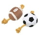 thumbnail image 5 of Football Dog Toy Cotton Rope Football Puppy Toy Interactive Machine Washable Fine Stitching For Outdoor ANGGREK Otros, 5 of 8