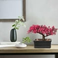thumbnail image 6 of GnFlus Bonsai Tree Juniper Faux Plants Pink, 6 of 6