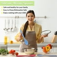 thumbnail image 4 of AOWOO 4-Piece Heat Resistant Silicone Mixing Spoon Set - Non Stick Kitchen Utensils with Ergonomic Design, BPA-Free for Mixing, Baking, Serving & Stirring, Dishwasher Safe & Perfect Gift for Cooks, 4 of 7