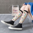 thumbnail image 6 of Balery Colorful Donuts Printed Novelty Socks Men's Women's Crew Socks Sports Socks Knee High Socks Cotton Socks Quirky and Cool Socks, 6 of 9