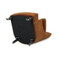 thumbnail image 5 of Jennifer Taylor Home Eloise 30" Pleated Sock Arm Accent Armchair, Burnt Orange Performance Velvet, 5 of 10