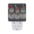 thumbnail image 5 of Yayeee LED Night Light for The Home Plug in With Light Sensors 2 Pack, Red Snowmen, 5 of 6