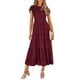 thumbnail image 1 of Vestido midi PRETTYGARDEN con estampado floral de verano 2025 para mujer, 1 of 9