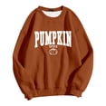 thumbnail image 4 of SRZYMJ Thanksgiving Pumpkin Sweatshirts Womens Pumpkin Letter Graphic Sweater Fall Thankful Long Sleeve Pullover Tops, 4 of 4