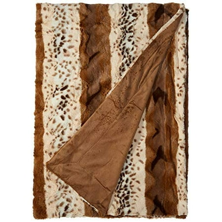 Ben Roethlisberger Blanket Ben & Jonah Ultra Lush Extra Heavy Reversible Twin Size Faux Fur Safari Throw Blanket (63