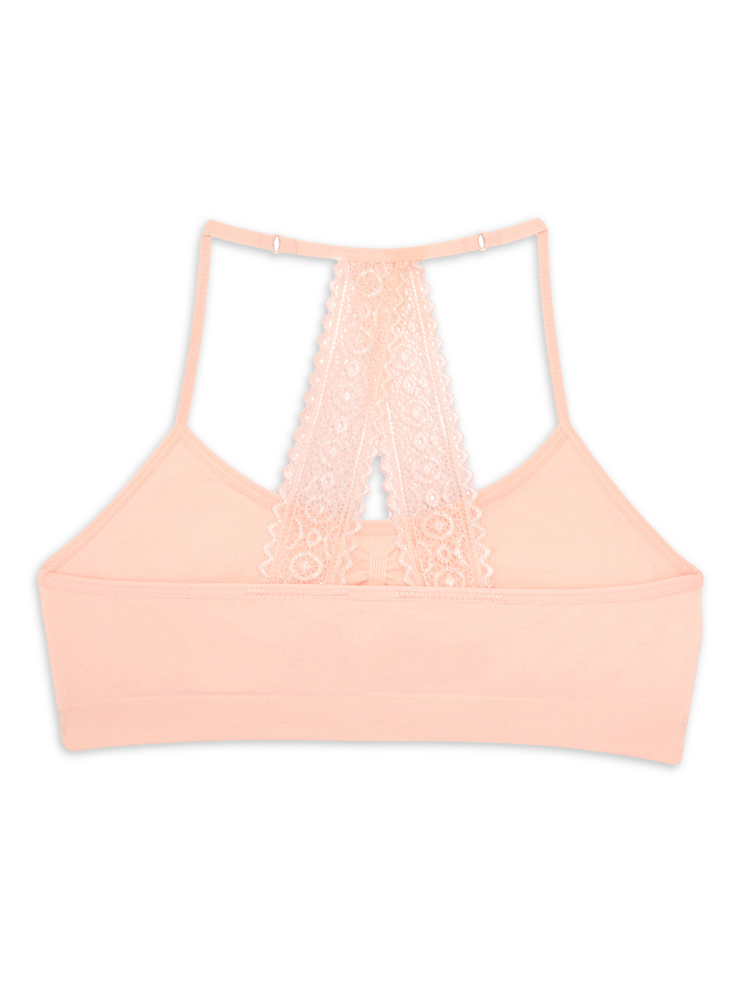 Wonder Nation Girls Seamless Lace Bra, 2-Pack, Sizes S-2XL