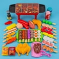thumbnail image 1 of Jouets Alimentaires Enfants Jeu d'Imitation Cuisine Jouets Aliments de Simulation Batterie de Cuisine Cuisine Kit BBQ Jeu de Rôle Cadeau Éducatif pour Enfants, 1 of 6