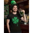 thumbnail image 5 of Tstars Mens Four Leaf Clover St Patricks Day Irish Shamrock Mens Graphic St Patricks Day Cool Shirts Gift for Him Irish Shirt Pride Proud Irish T Shirt, 5 of 6