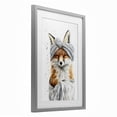 thumbnail image 2 of Stupell Industries Cottage Bathroom Fox Wrapped in Towel Gray Framed Print Under Glass, 14 x 20, by Tina LeCour, 2 of 8