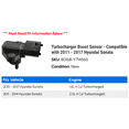 thumbnail image 2 of Turbocharger Boost Sensor - Compatible with 2011 - 2017 Hyundai Sonata 2012 2013 2014 2015 2016, 2 of 2