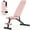 Pink, variant on 9 Positions Adjustable Weight Bench, Foldable Workout Bench Weight Bench For Home Gym Full Body Strength Training, Support Up To 800lbs, Grey