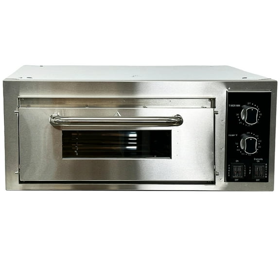 NSF 1700W Countertop Pizza Oven, Commercial Electric Pizza Oven, Rectangular Indoor Pizza Oven 120V, Pizza Maker Machine