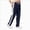 A45-Navy, variant on Mens Sweatpants with Pockets - Mesh Open Bottom Athletic Joggers for Men Loose Fit Gym Workout Running Casual Pants Khaki XXL