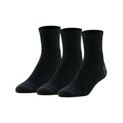 MediPeds Women's Half Cushion Ankle Socks, 3 Pairs