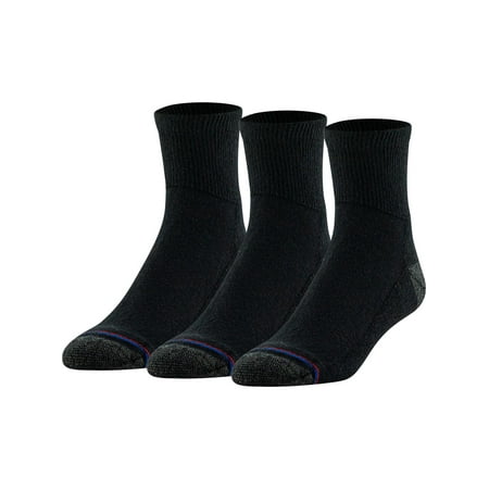 MediPeds Women's Half Cushion Ankle Socks, 3 Pairs