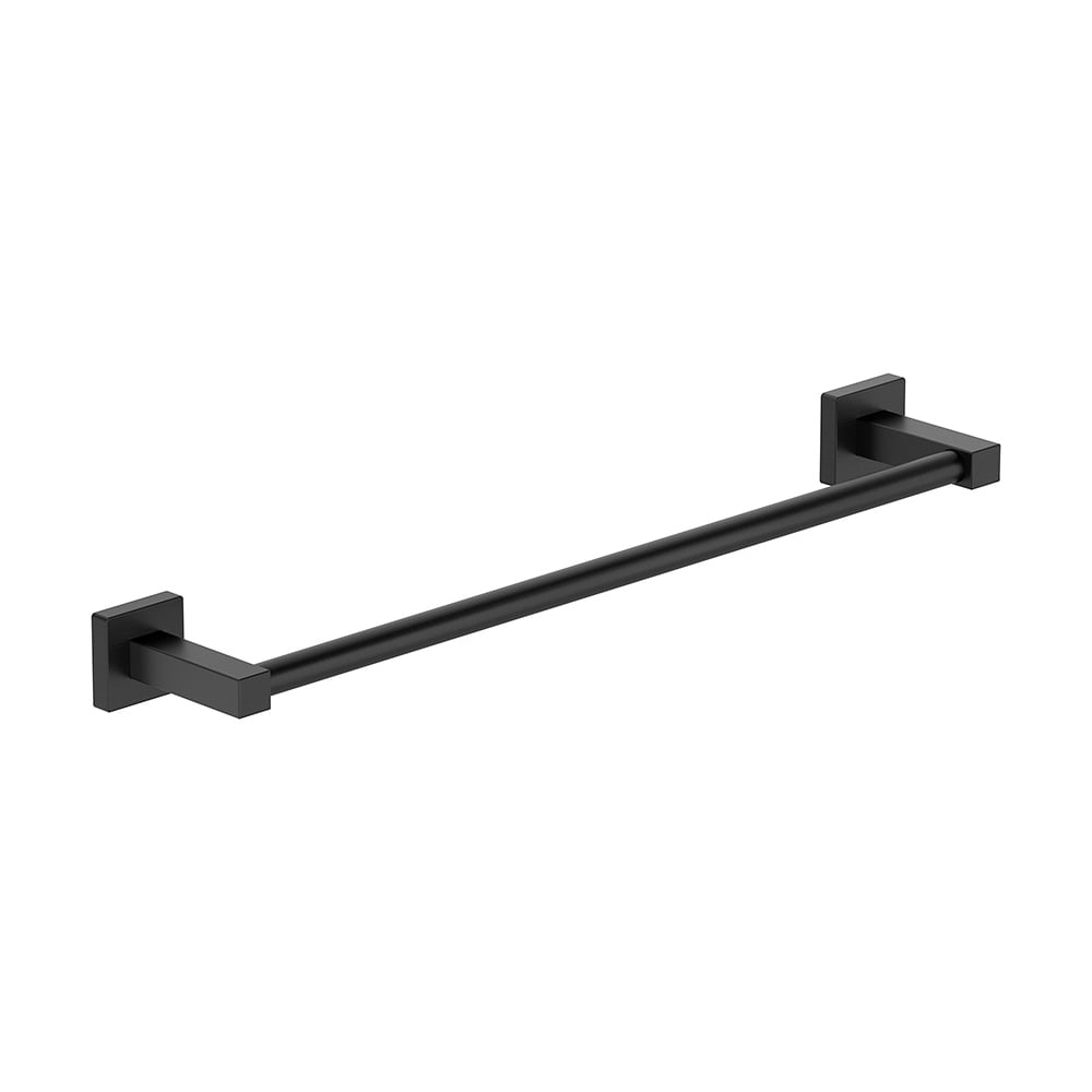 Duro 24" Wall-Mounted Towel Bar in Matte Black - Walmart.com - Walmart.com