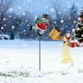 thumbnail image 5 of Solar Snowman Watering Can Garden Lights – Resin Snowman Ground Lights for Patio Yard Grass, Waterproof Solar-Powered Ambiance Lamp, Festive Christmas Garden Decor, 9.06*4.72in, Warm White, 5 of 7