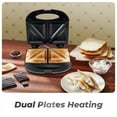 thumbnail image 3 of Elite Cuisine ESM5701 Sandwich Maker, Black, 3 of 3