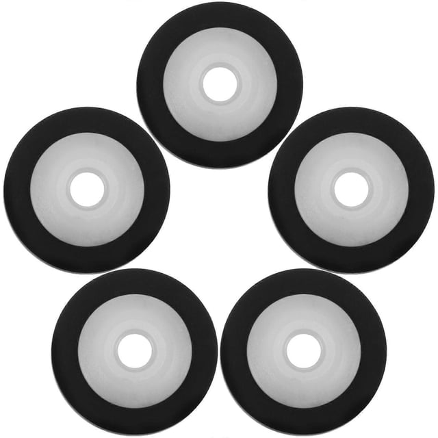 5pcs Bearing Roller Guide Pulley Bearing Wheel Pinch Roller for Audio Radio Tape Recorder