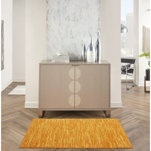 Nourison Essentials Indoor/Outdoor Sunburst 3' x 5' Area Rug, (3x5)